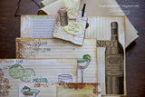 Vino and Ale: Vino & Cheese on Kraft Paper