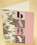 Baby Girl: Pink & Ivory Baby Girl Alpha Paper