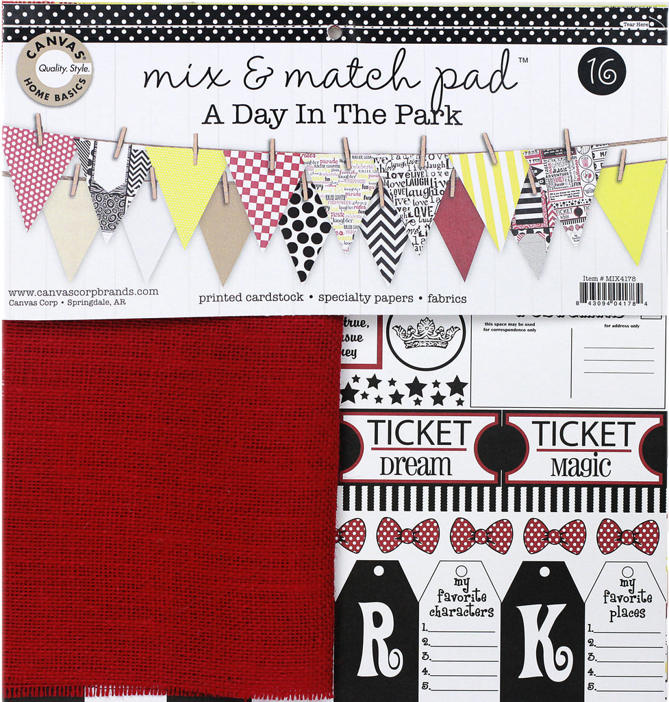 Mix and Match Pad:  Day at the Park
