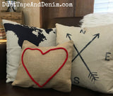 Burlap Pillow - Square (available in 6 sizes)