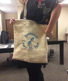 Burlap Bag - Burlap French Market Bag