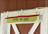 Wall Banner - Canvas - 14 X 30