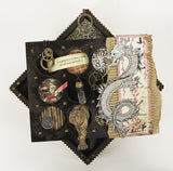 7gypsies 8x8 Shadowbox Insert: Rounds: Black