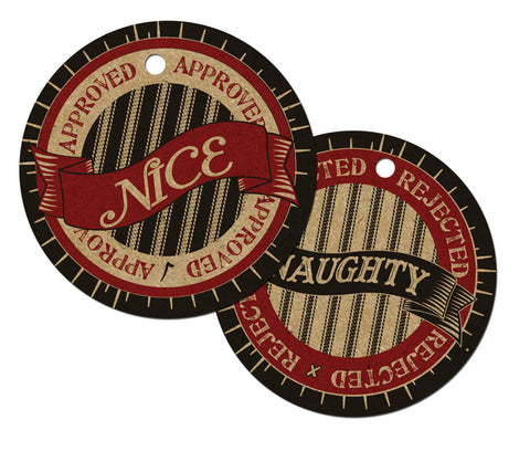 Holiday Tags - Naughty or Nice
