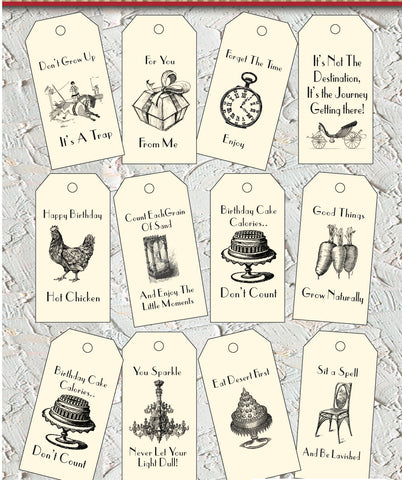 Main Street Collection Tags - Wishes