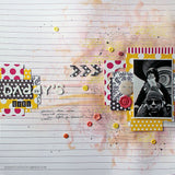 Yellow & White Mini Dot Rev Paper