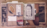 4x6 File Folders - Black and Ivory