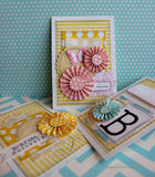 Blue and Ivory Mini Dot Rev Paper