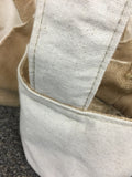 Fabric Basket - Canvas with Burlap Lining (2 sizes)