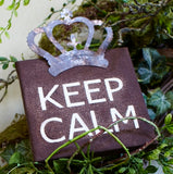 Stretched Natural Burlap - 18 x 18