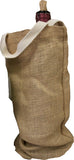 Wine Bag - Canvas or Burlap Wine Totes with handles