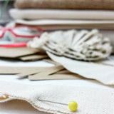 Canvas Flower - Natural Canvas