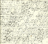 Handmade Paper - French Script Black