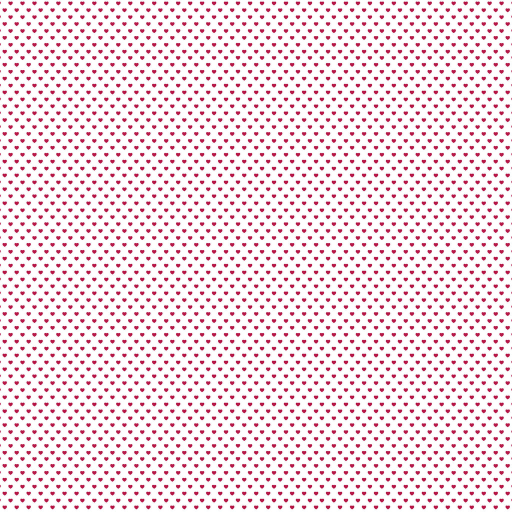 Red and White Mini Heart Paper