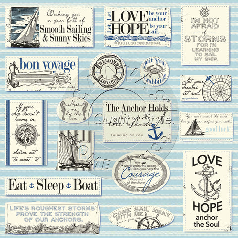 Nautical Sayings Paper