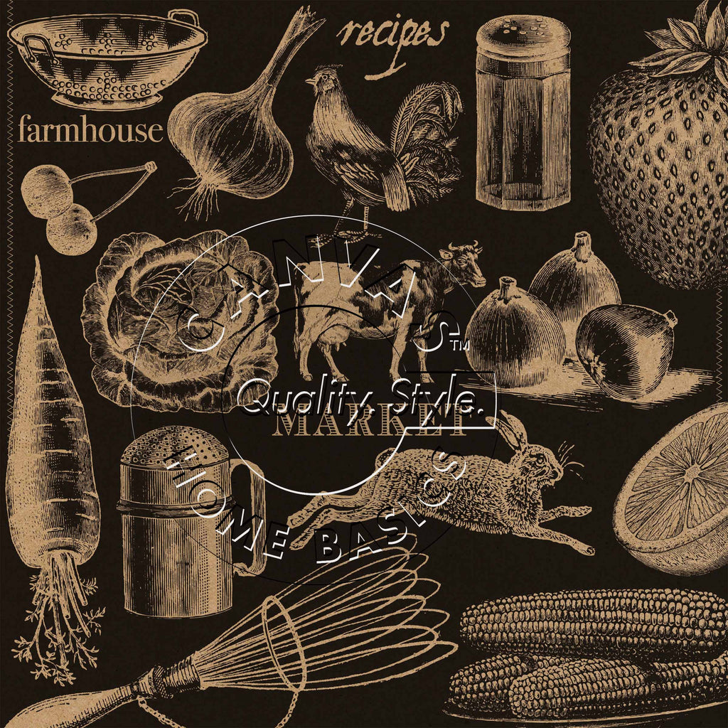 Farmhouse Market Rev on Kraft Paper