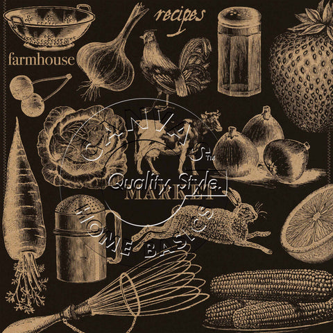 Farmhouse Market Rev on Kraft Paper