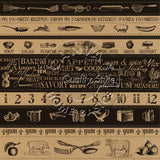 Farmhouse Kitchen Stripe on Kraft