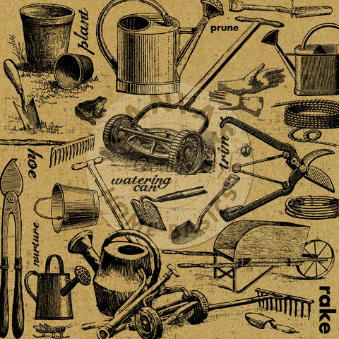 The Watering Can: The Watering Can on Kraft Paper