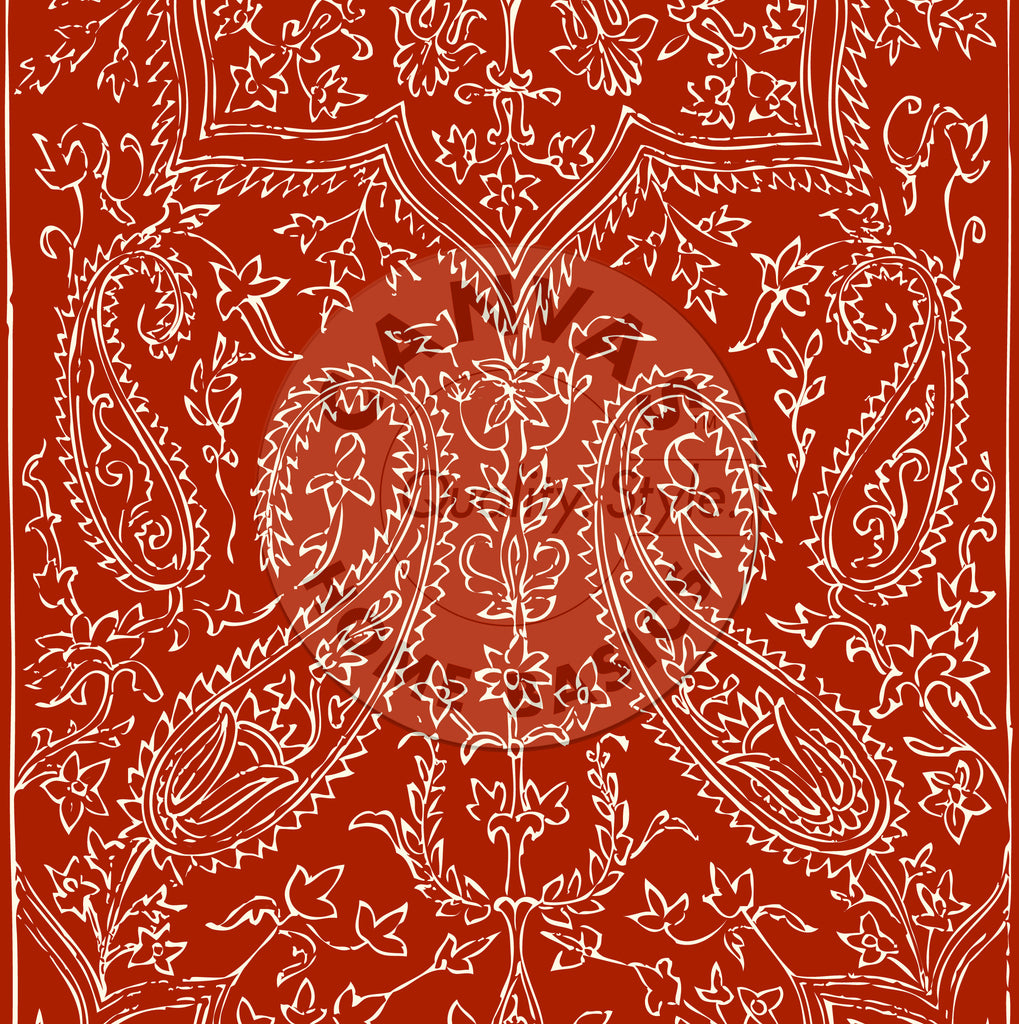 Boots and Saddle: Rust and Ivory Bandana Rev Paper