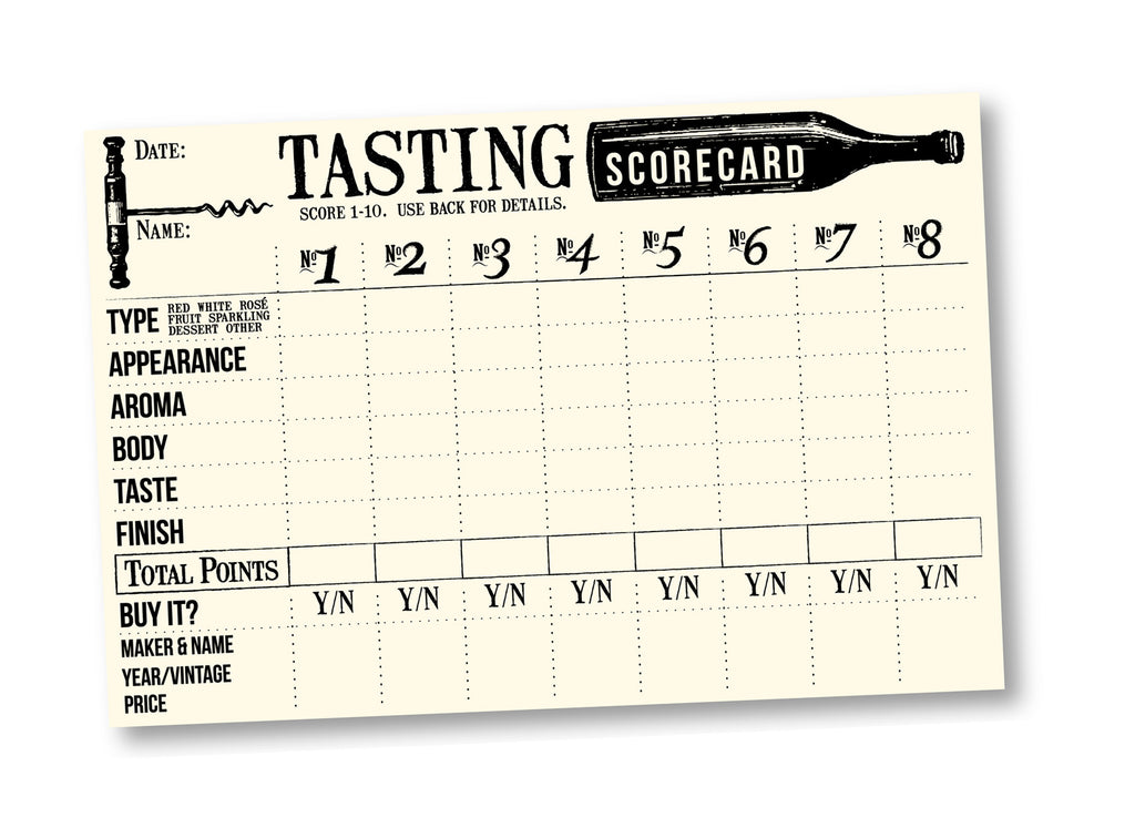 Tasting Cards - Ivory