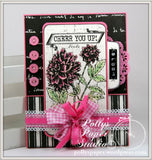 Black and Ivory French Linen Stripe Paper