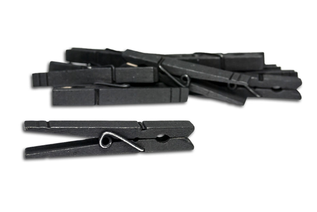 Decorative Clothespins- Black