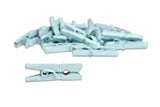 Mini Clothespins- Lt Blue (25 pieces)