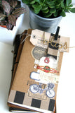The Watering Can: Bikes and Baskets on Ivory Paper
