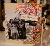 Stitched Book Canvas  6" x 6"