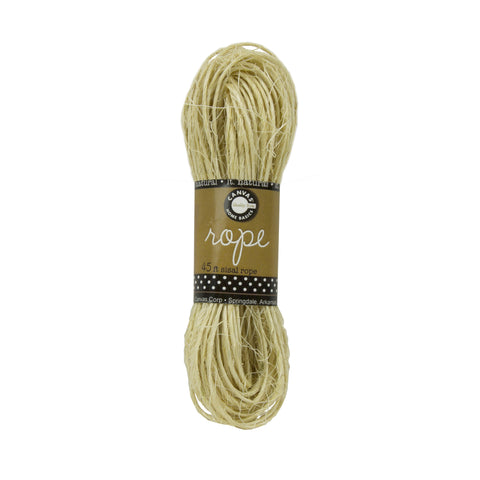 Cord - Sisal Rope Light Natural 45'