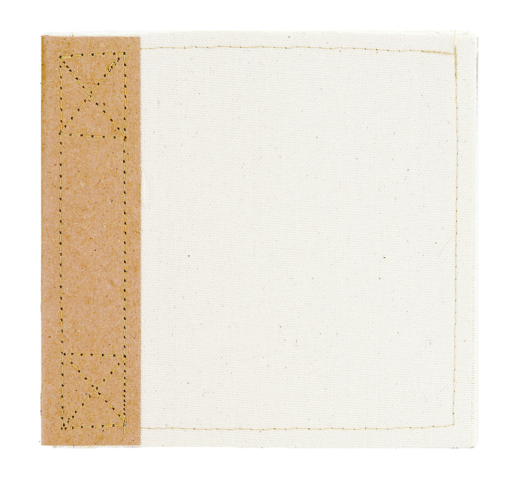 Stitched Scrapbook - Canvas and Kraft Paper
