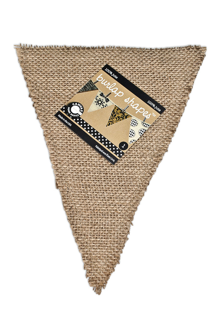 Burlap Banner Shape - Triangle