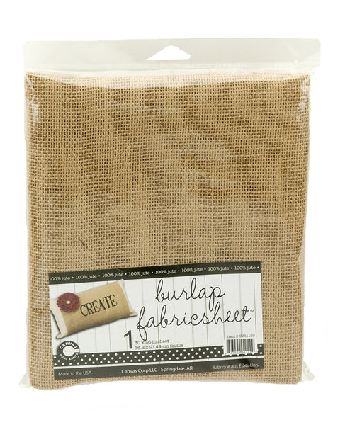 Burlap jute discount sheet