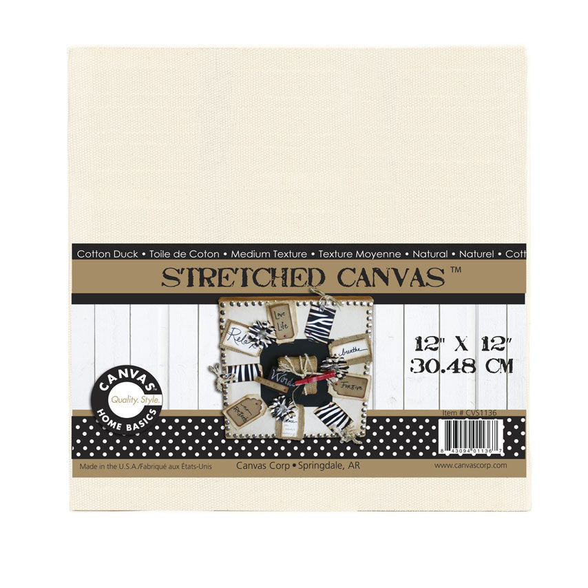 Stretched Canvas - 12 x 12