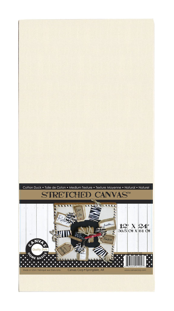 Stretched Canvas - 12 x 24