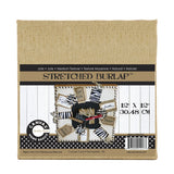 Stretched Burlap - 12 x 12