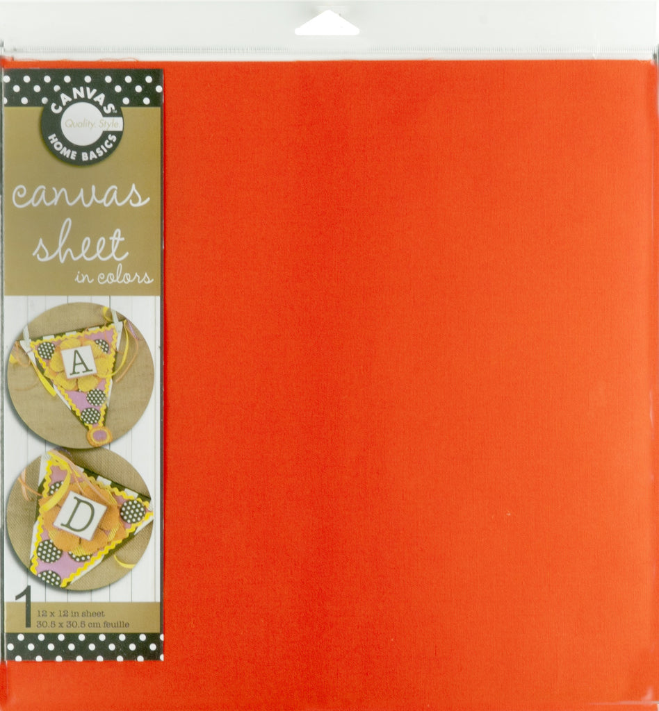 12x12 Canvas Sheet - Orange