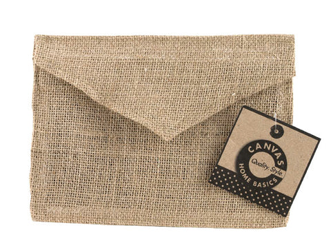 Fabric Envelope - 5"x7'' - Burlap
