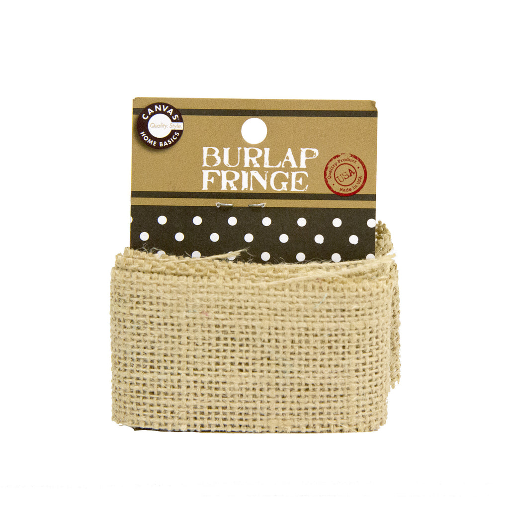 Burlap Fringe - Sand