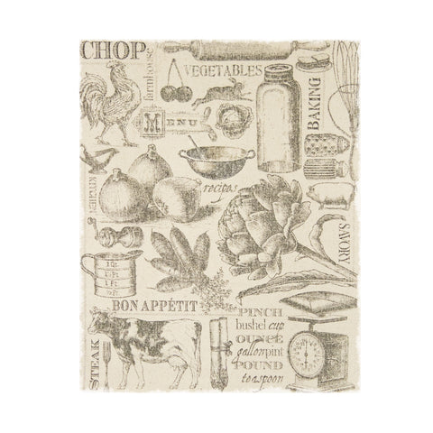 Fabric Panel - Farmhouse Kitchen 13x17