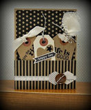 Black and Kraft Mini Dot Rev Paper