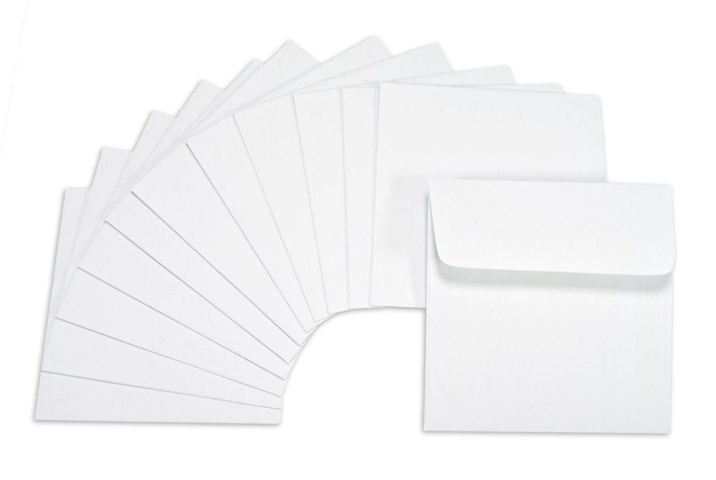 3x3 Envelope - White  (25)