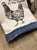 chicken tea towel
