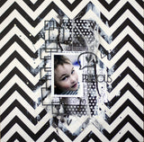 Black and Ivory Mini Dot Rev Paper