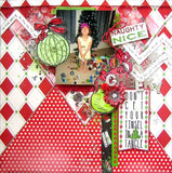 Red and White Mini Dot Rev Paper
