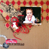 Farmhouse Christmas on Kraft Paper