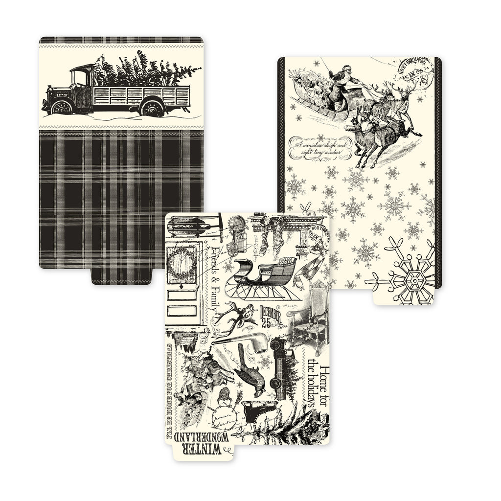 4x6 File Folders - Farmhouse Christmas