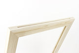 12x12 Wood Frame - White