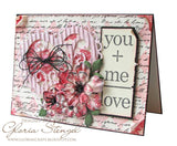 Black and Ivory French Script Paper